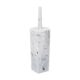 Maison Sucasa Toothbrush Holder for Bathroom, Countertop, Bathroom Accessory, Marble Design, Plastic, White